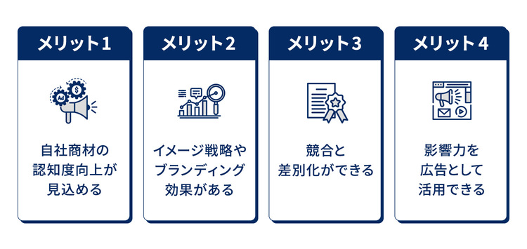 広告にタレントを起用するメリット4選